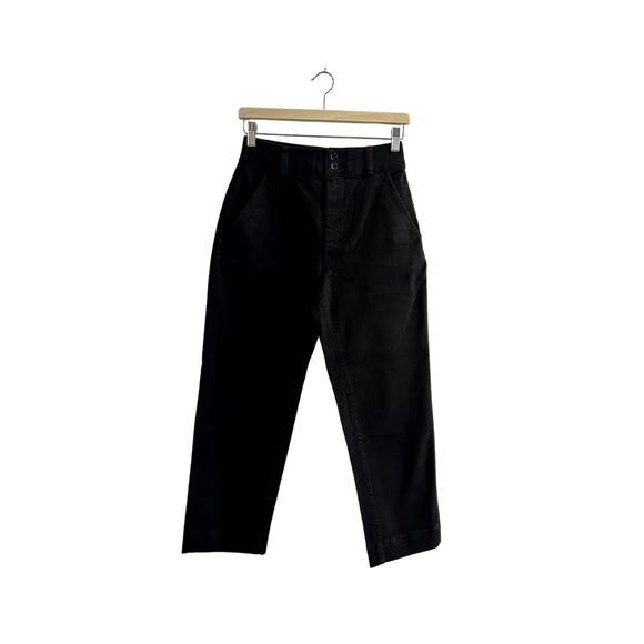 Everlane The Organic Straight-Leg Pant in Black 2 - Picture 6 of 10